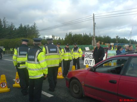 Garda in the middle refused a taxi that was hired to the Ambulance Service pass, regardless of documentation or the fact that the patient was in need of medical attention!,,  Shell Road why else..