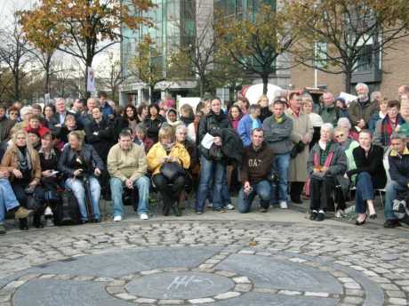 The World Poverty Commemorative Stone unveiled