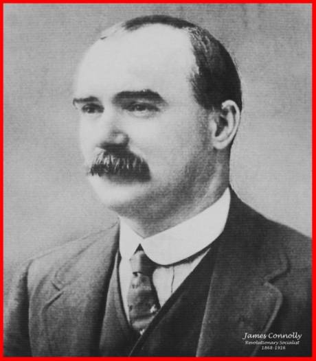 James Connolly - Revolutionary Socialist - With the Starry Plough - Pic: Left
