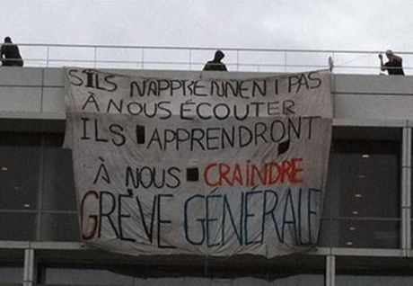 Saint Denis University, a working-class suburb north of Paris, morning of October 19