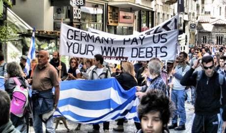Germans pay us your WW2 debts