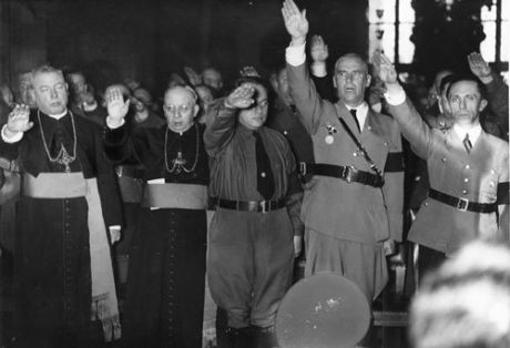 Saluting Hitler