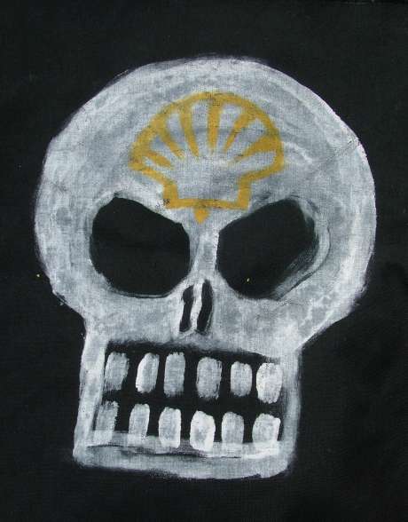 Angry skull - from banner