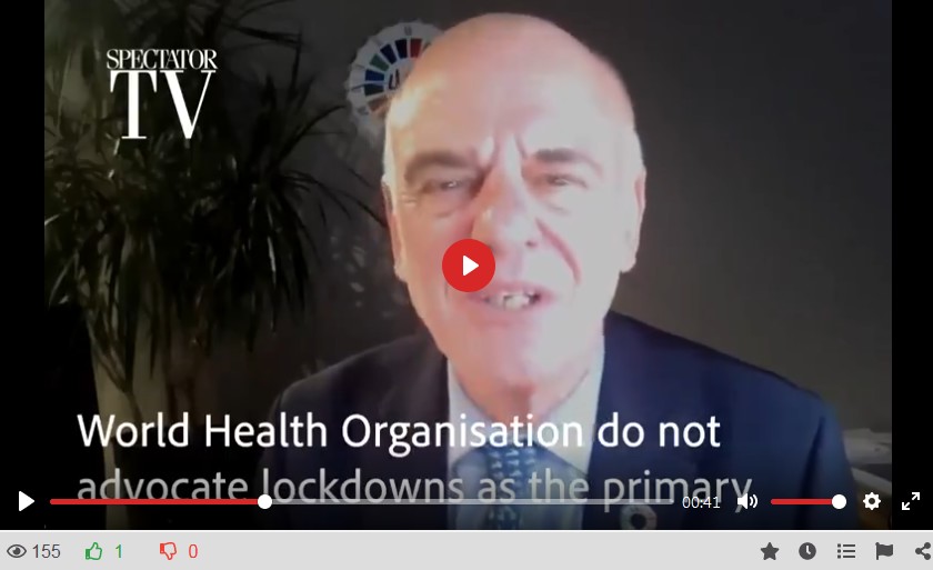 WHO - Dr. David Nabarro: APPEAL TO WORLD LEADERS - STOP LOCKDOWNS!!